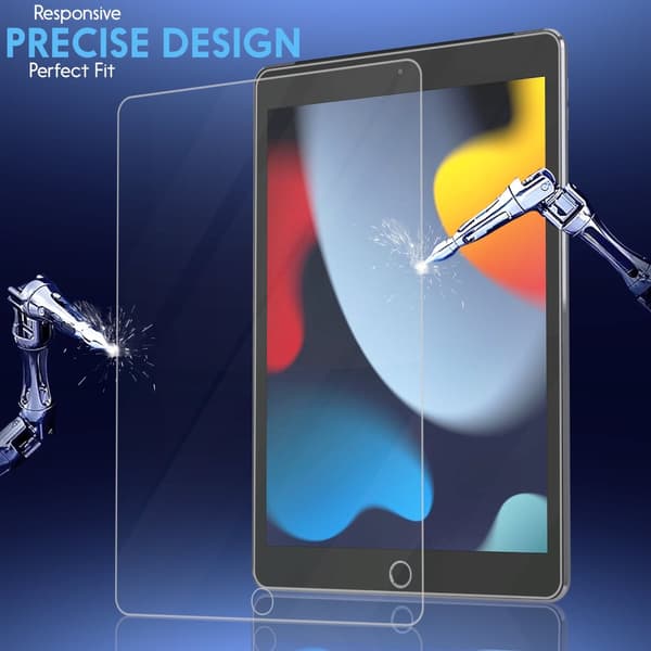 1-Pack Apple Ipad (10.2) 9th Gen Skärmskydd - Härdat Glas 9H - Super kvalitet 3D