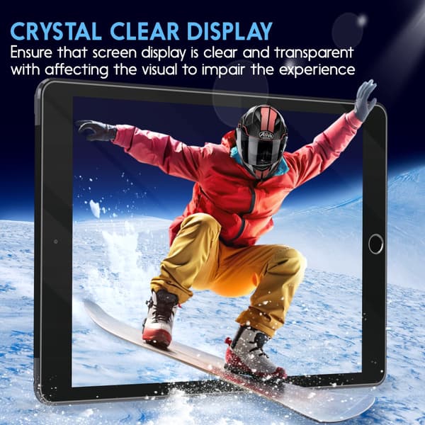 1-Pack Apple Ipad (10.2) 9th Gen Skärmskydd - Härdat Glas 9H - Super kvalitet 3D