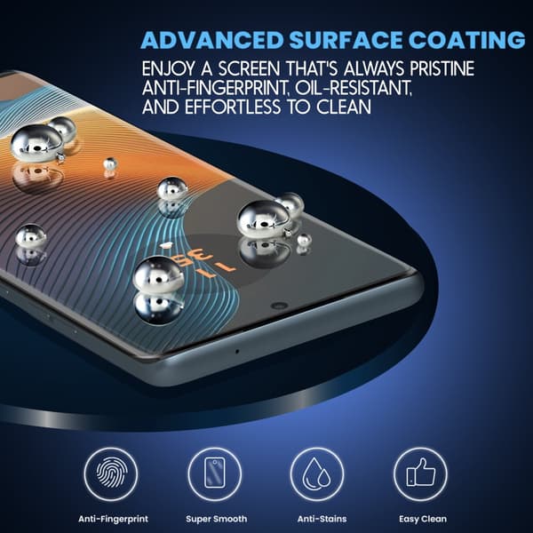 2-Pack Motorola Edge 50 Fusion Skärmskydd & 2-Pack linsskydd - Härdat Glas 9H - Super kvalitet 3D