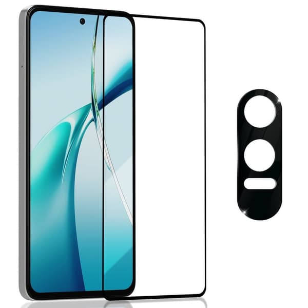 1-Pack OnePlus Nord CE4 Lite 5G Skärmskydd & 1-Pack linsskydd - Härdat Glas 9H - Super kvalitet 3D