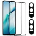 Miniatyrbild 1 av 7: 2-Pack OnePlus Nord CE4 Lite 5G Skärmskydd & 2-Pack linsskydd - Härdat Glas 9H - Super kvalitet 3D