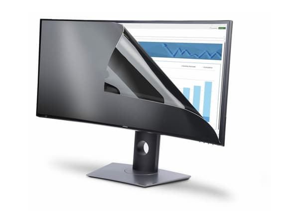 StarTech.com Privacy Screen For Dell P3424WE Curved Ultrawide 21:9 Monitor, Double-Sided Filter Matte/Glossy, Computer Monitor Screen Protector, TAA-