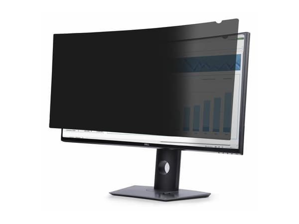 StarTech.com Privacy Screen For Dell P3424WE, Double-Sided Filter, TAA - Personvernfilter for skjerm - 2-veis - avtakbar - innstikksdel/klebemiddel - Sort