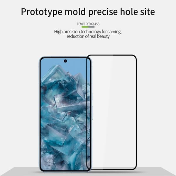 Google Pixel 9 / 9 Pro - Fuldt hærdet beskyttelsesglas / skærmbeskytter