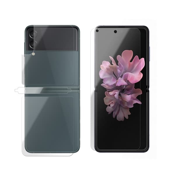 Samsung Galaxy Z Flip 6 - Blød beskyttelsesfilm i fire dele
