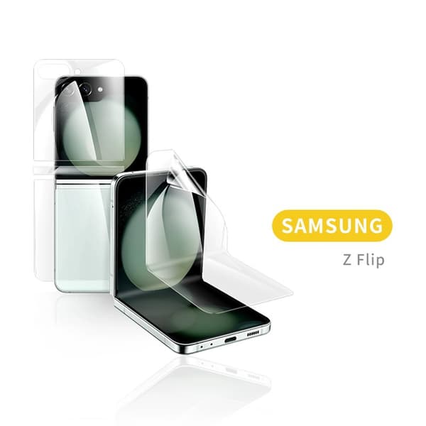 Samsung Galaxy Z Flip 6 - Mjuk Skyddsfilm Fyra Delar