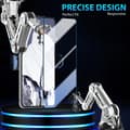 Miniatyrbild 6 av 7: 1-Pack Google Pixel 8 Pro Skärmskydd & 1-Pack linsskydd - Härdat Glas 9H - Super kvalitet 3D