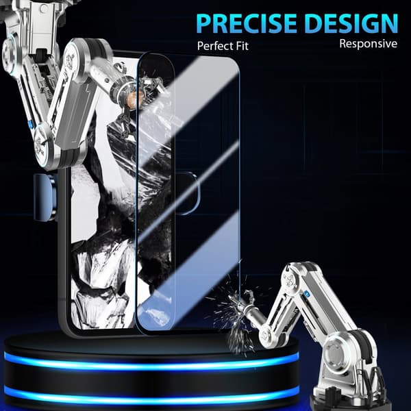 1-Pack Google Pixel 8A Skärmskydd - Härdat Glas 9H - Super kvalitet 3D
