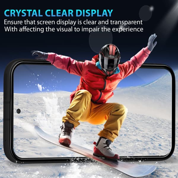 1-Pack Google Pixel 8A Skärmskydd - Härdat Glas 9H - Super kvalitet 3D