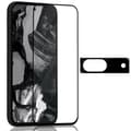 Miniatyrbild 1 av 7: 1-Pack Google Pixel 8A Skärmskydd & 1-Pack linsskydd - Härdat Glas 9H - Super kvalitet 3D