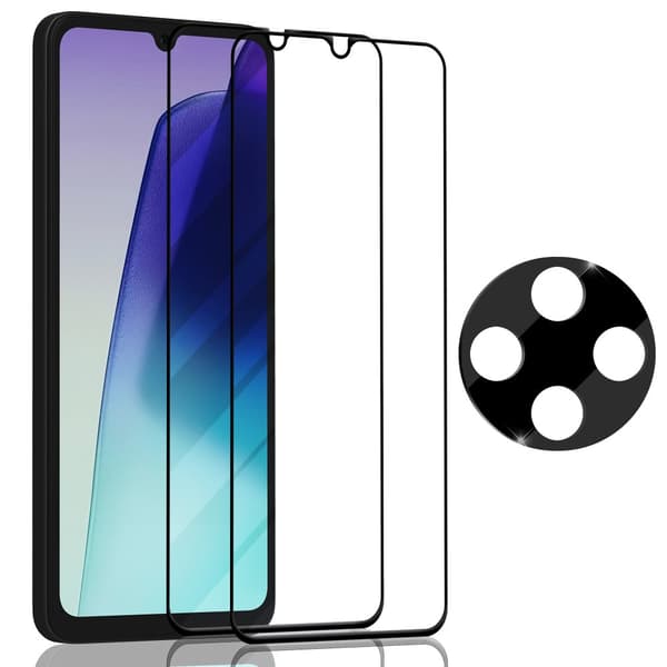 2-Pack Xiaomi Redmi 14R Skärmskydd & 1-Pack linsskydd - Härdat Glas 9H - Super kvalitet 3D