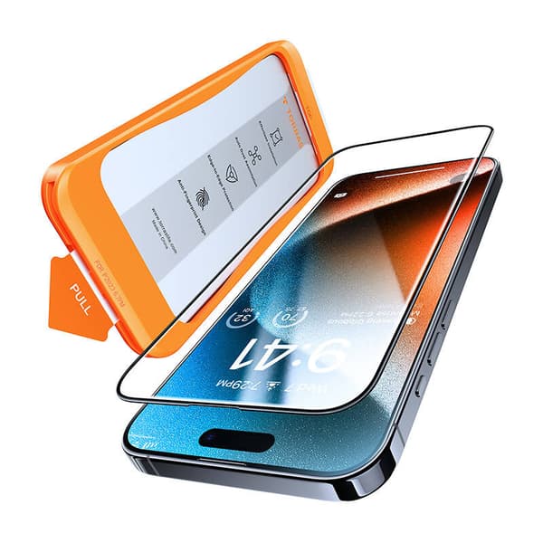 Karkaistu lasi iPhone 15 Torras InstaII Master -puhelimeen