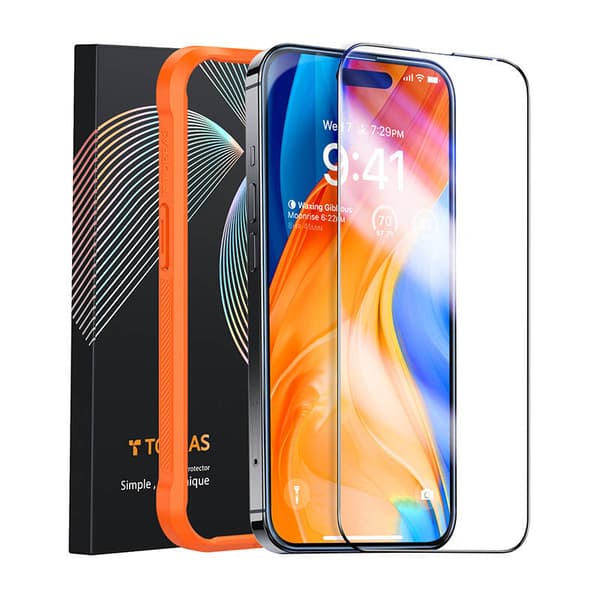Karkaistu lasi iPhone 15 Torras InstaII Master -puhelimeen