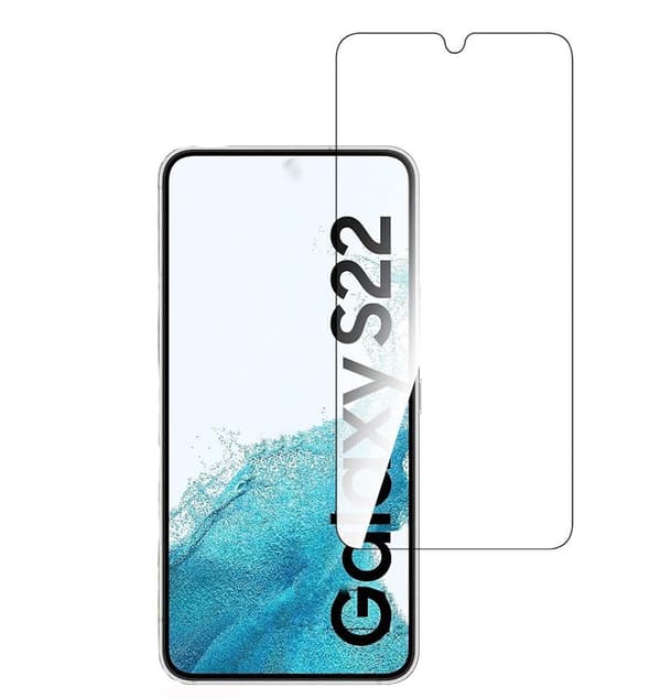 Samsung S22 Hærdet glas skærmbeskyttelse 1-Pak