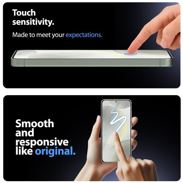 Samsung Galaxy S25 Skärmskydd 2-pack & Linsskydd 2-pack - Härdat Glas | [Automatisk Installation] - Bubbelfritt