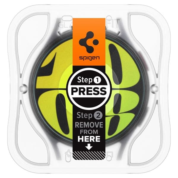 Härdat glas - Spigen - Glas.TR EZ FIT - Samsung Galaxy Watch7 44 mm - Transparent - Paket med 2