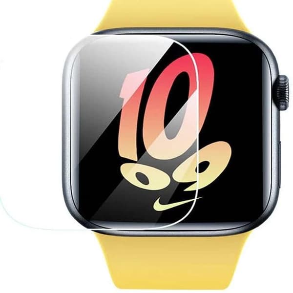 Paket med 2x skyddsfilm för Apple Watch 7/8/41mm + monteringssats – transparent -p6001510b201-02