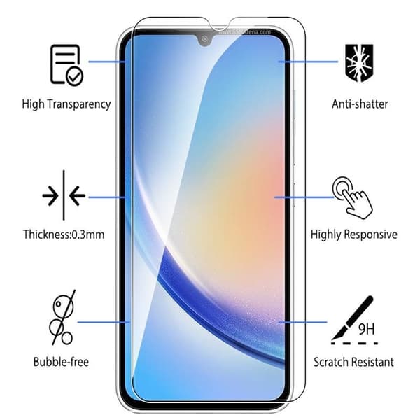 Samsung A16 5G Härdat glas 0.26mm 2.5D 9H
