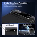 Miniatyrbild 7 av 7: 2-Pack Google Pixel 6A Skärmskydd & 2-Pack linsskydd - Härdat Glas 9H - Super kvalitet 3D