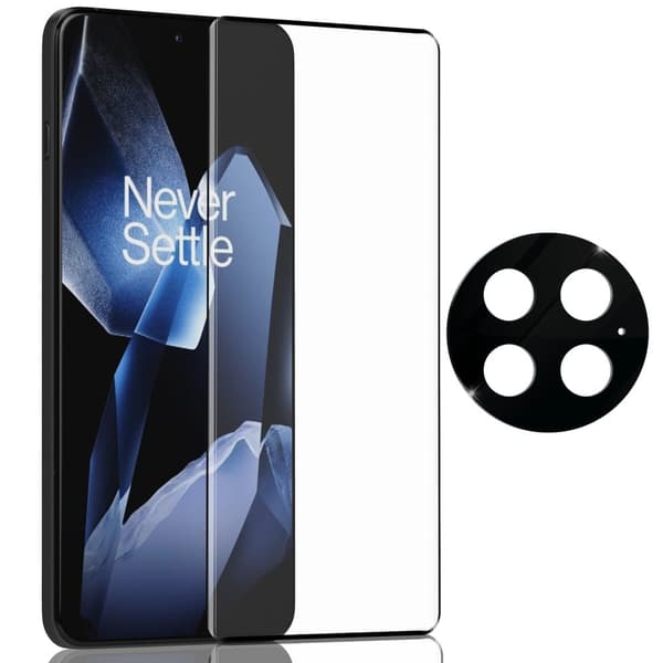 1-Pack OnePlus 13 Näytönsuoja & 1-Pack linssinsuoja - Karkaistu Lasi 9H - Super laatu 3D