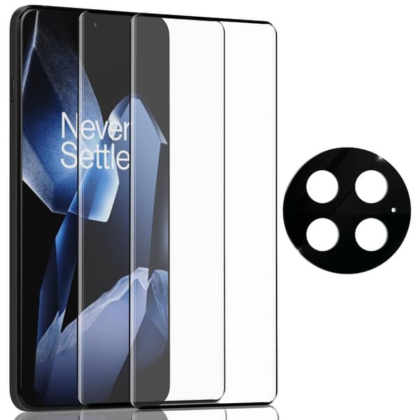 2-Pack OnePlus 13 Skærmbeskyttelse & 1-Pack linsebeskyttelse - Hærdet Glas 9H - Super kvalitet 3D