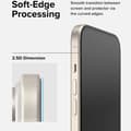 Miniatyrbild 5 av 6: Coque för iPhone 15 / iPhone 16 - Härdat Glas Ringke - Svart