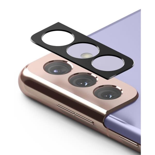 Härdat glas för Samsung Galaxy S21 Plus Kamera Styling - Ringke - Svart