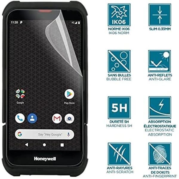 MOBILIS Skärmskydd för Honeywell CT30 XP Okrossbar &amp; Anti-Shock IK06 Standard Enkel installation Transparent finish