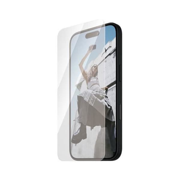 Glas för iPhone 16 Ultra-Wide Fit Anti-skrapa och stötsäkert Panzer Glas Transparent