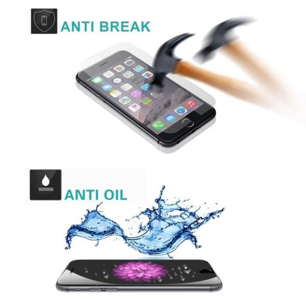 NINETEC 3 x Titanium Glas för Samsung Galaxy S4 9H Glasskärmskydd