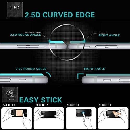 NINETEC 3 x Titanium Glas för Samsung Galaxy S4 9H Glasskärmskydd
