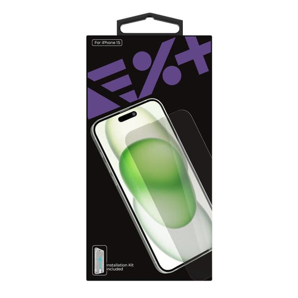 NEXT ONE karkaistu iPhone 15 näytönsuoja