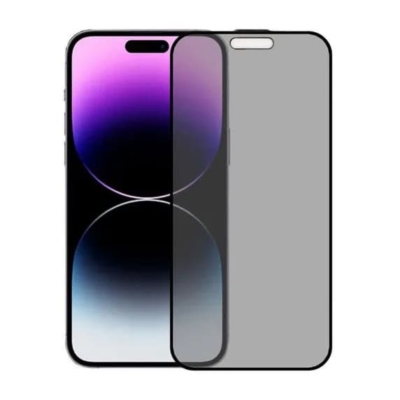 Skärmskydd iPhone 16 Pro Heltäckande Privacy Härdat Glas