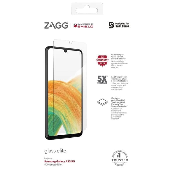 ZAGG InvisibleShield Samsung Galaxy A33 5G Skärmskydd Glass Elite