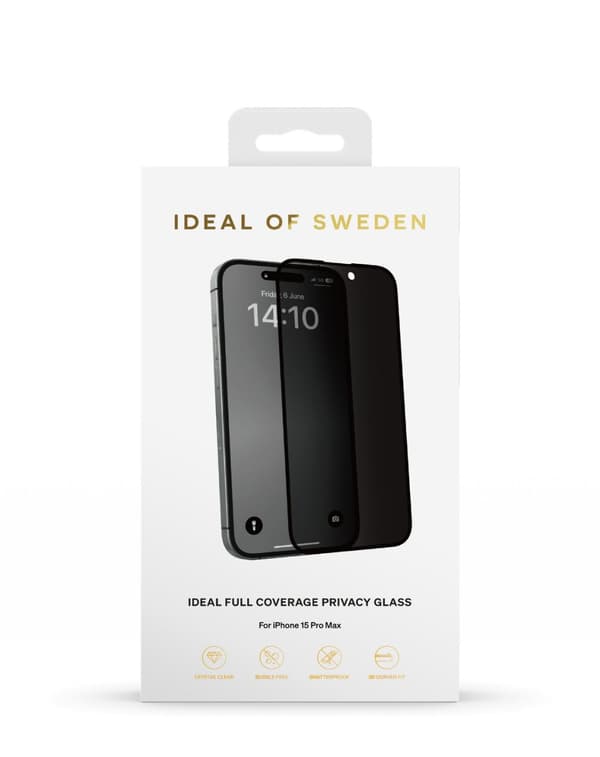 IDEAL Full Coverage Privacy Glass iPhone 15 Pro Max