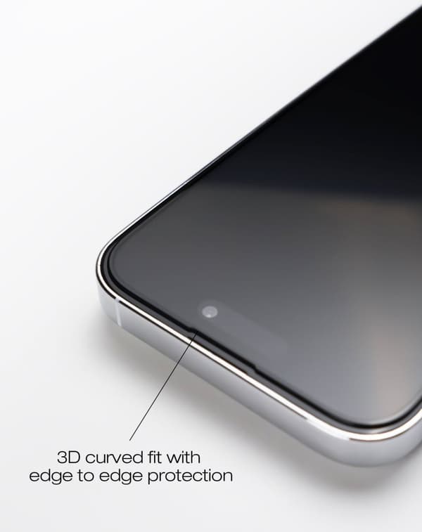 IDEAL Full Coverage Anti Glare Glass iPhone 15 Pro Max