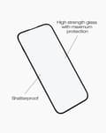 Miniatyrbild 3 av 3: IDEAL Full Coverage Glass iPhone 15 Plus / 16 Plus