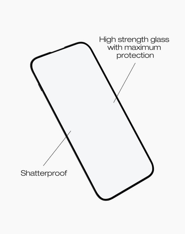 IDEAL Full Coverage Glass iPhone 15 Plus / 16 Plus