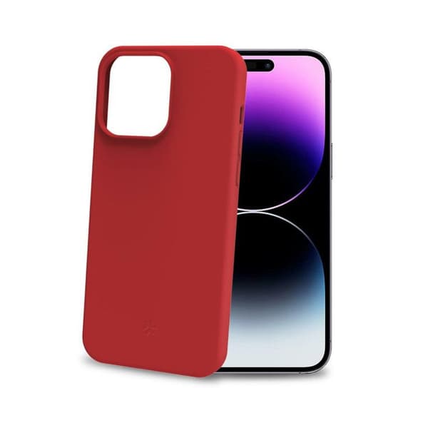 Telefonfodral - Celly - iPhone 15 Pro Max - Röd - 1,5 cm - Syntetiskt skydd