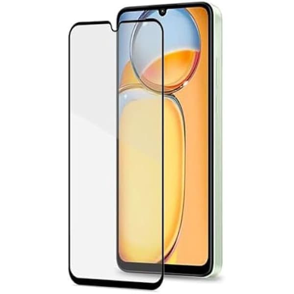 Skydd för skärm CELLY Full GLASS1068BK för Redmi 13C - Härdat glas - Repbeständig