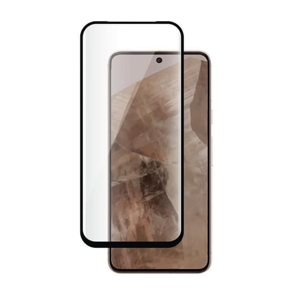 Skärmskydd för Google Pixel 8a i Härdat Glas 2.5D 9H MFG BigBen Svart Transparent