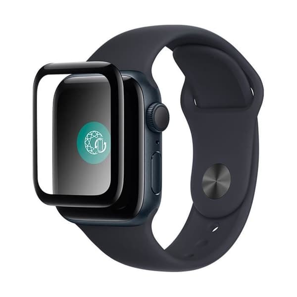 Skärmskydd - FORCE GLASS - Apple Watch 10 42mm - 3D härdat glas - Rep-resistant - Transparent