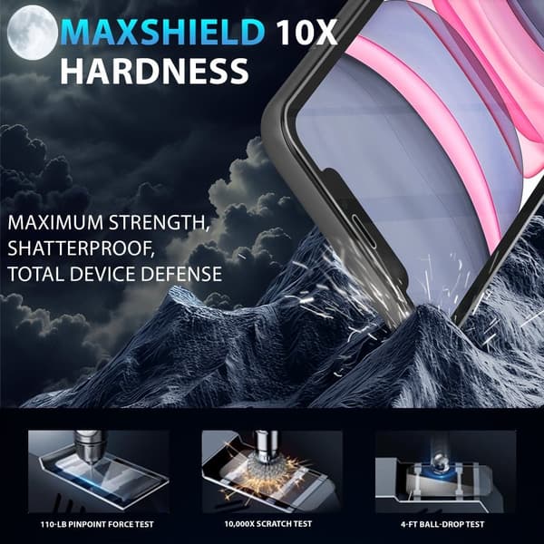 3-Pack Iphone 11 transparent Skærmbeskyttelse - Hærdet Glas 9H - Super kvalitet 3D