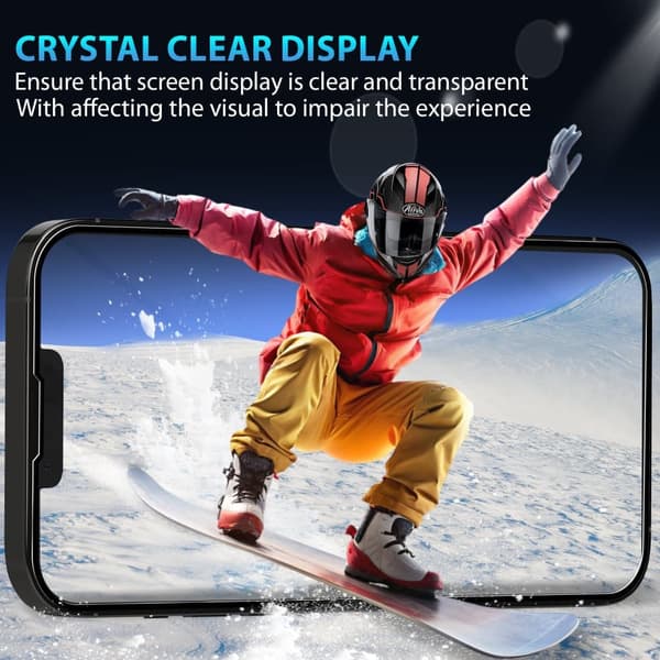 2-Pack Iphone 13 Näytönsuoja & 1-Pack linssinsuoja - Karkaistu Lasi 9H - Super laatu 3D