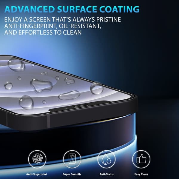 1-Pack Iphone 12 Mini Skærmbeskyttelse & 1-Pack linsebeskyttelse - Hærdet Glas 9H - Super kvalitet 3D