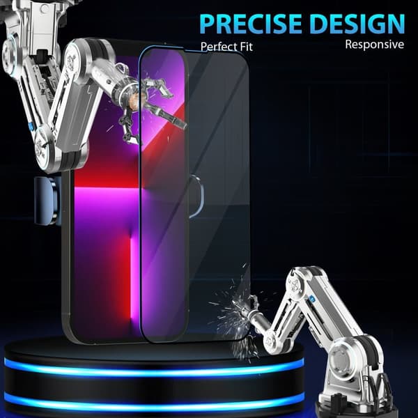 1-Pack Iphone 13 Pro Skærmbeskyttelse & 1-Pack linsebeskyttelse - Hærdet Glas 9H - Super kvalitet 3D