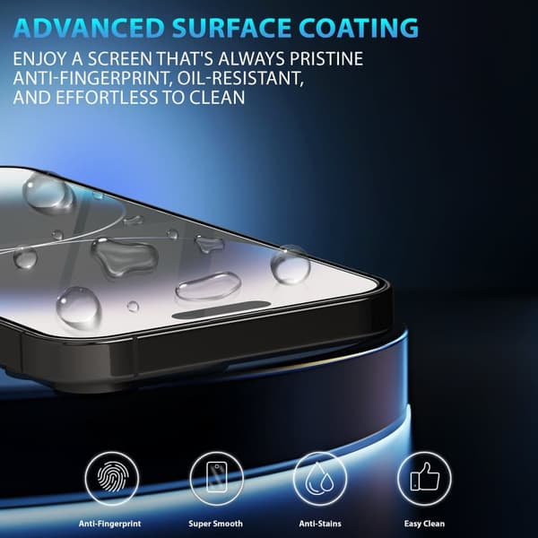 1-Pack Iphone 14 Pro Skärmskydd - Härdat Glas 9H - Super kvalitet 3D