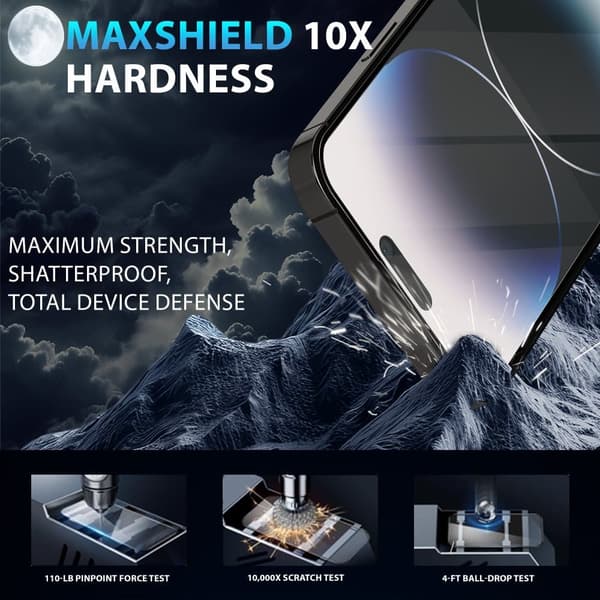 1-Pack Iphone 14 Pro Skärmskydd - Härdat Glas 9H - Super kvalitet 3D