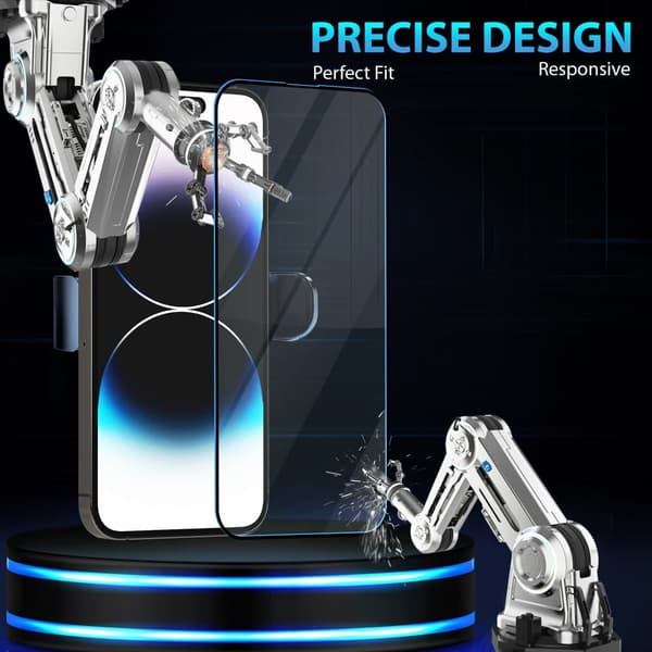 1-Pack Iphone 14 Pro Skärmskydd - Härdat Glas 9H - Super kvalitet 3D