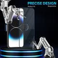 Miniatyrbild 6 av 7: 1-Pack ‏‏Iphone 14 Pro Skärmskydd & 1-Pack linsskydd - Härdat Glas 9H - Super kvalitet 3D